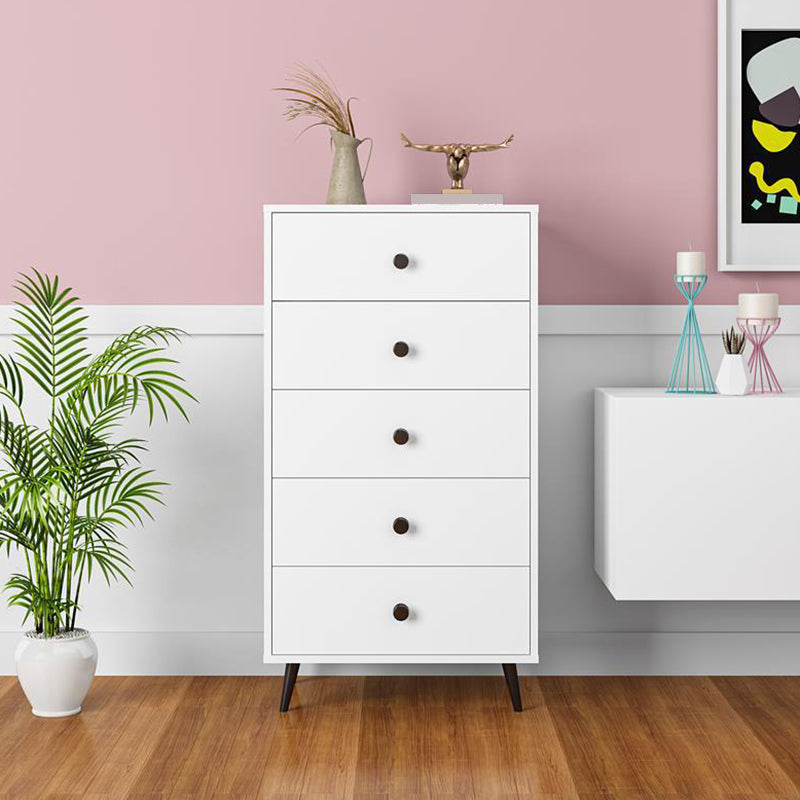 Contemporary Vertical Lingerie Chest Wood Storage Chest Dresser for Home Office