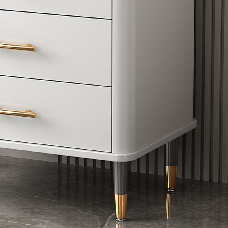 Contemporary Glam Storage Chest Marble Storage Chest Dresser for Home