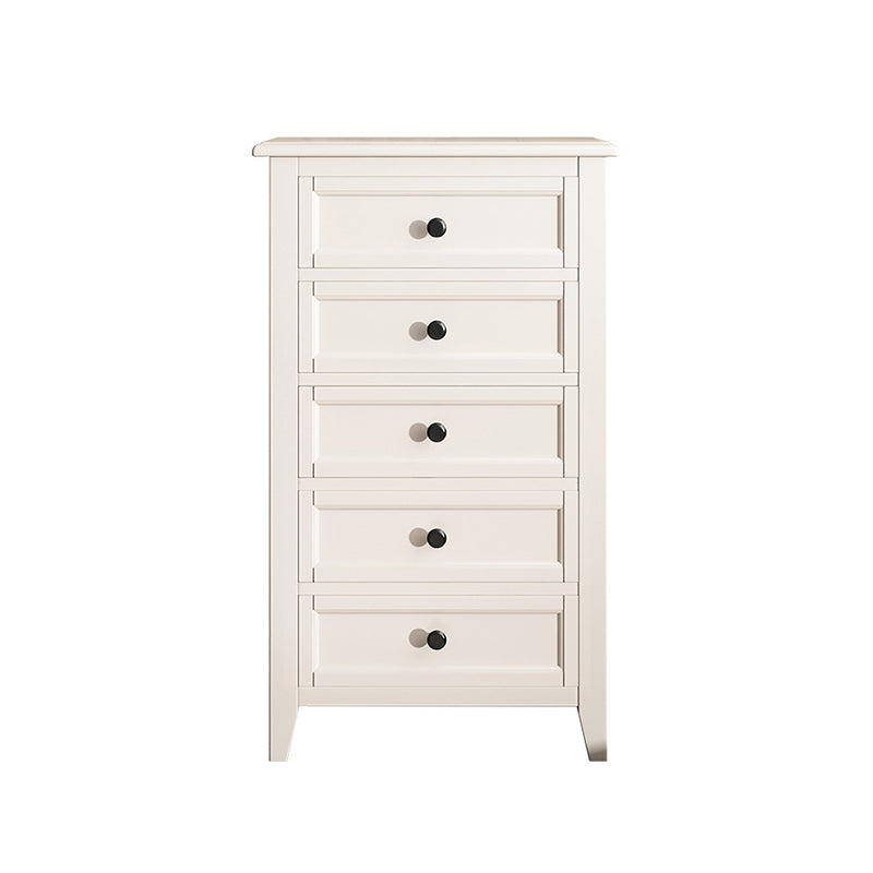 Traditional Oak Lingerie Chest Vertical Storage Chest Dresser for Home