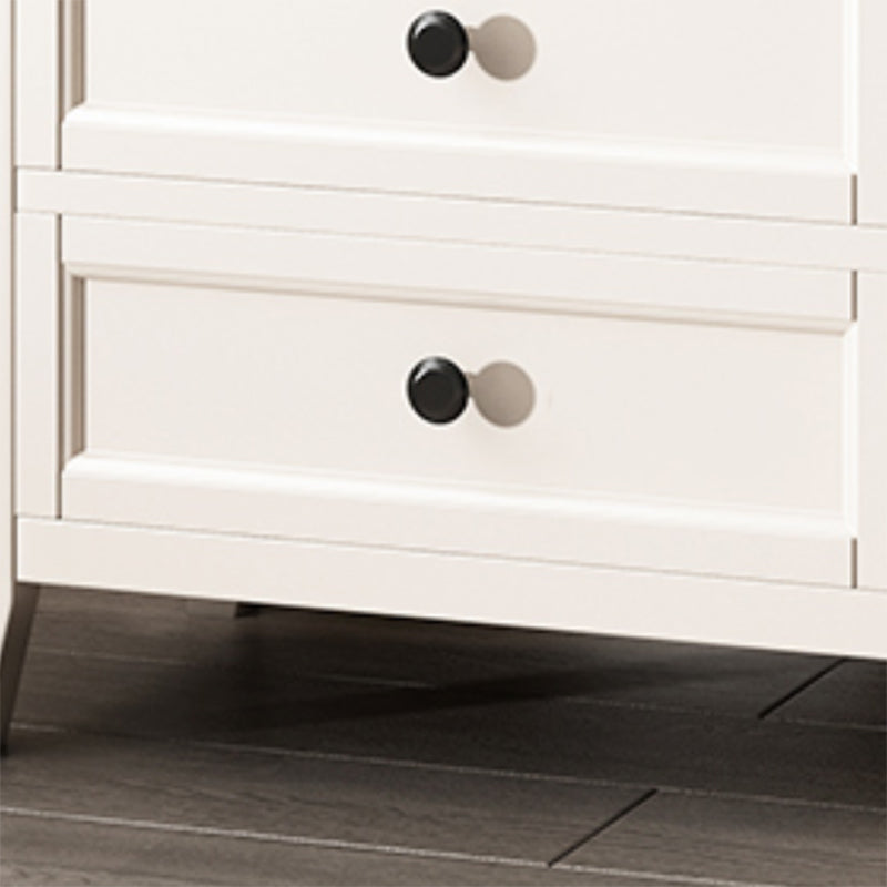 Traditional Oak Lingerie Chest Vertical Storage Chest Dresser for Home