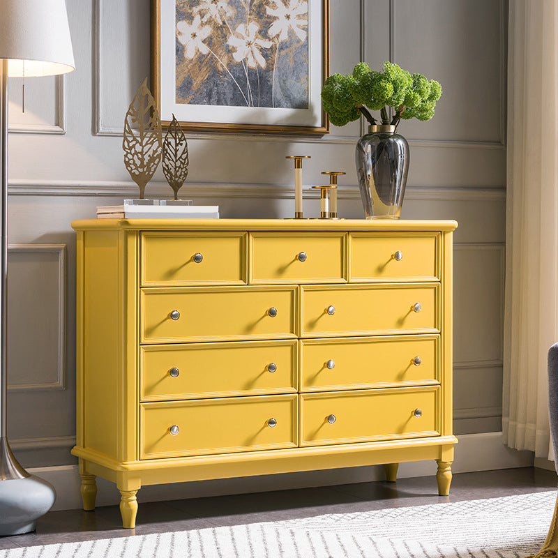 Coastal Double Dresser Ash Storage Chest Dresser with Drawers for Bedroom