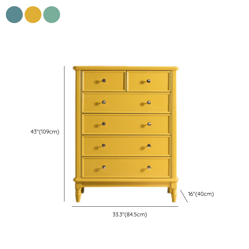 Coastal Double Dresser Ash Storage Chest Dresser with Drawers for Bedroom