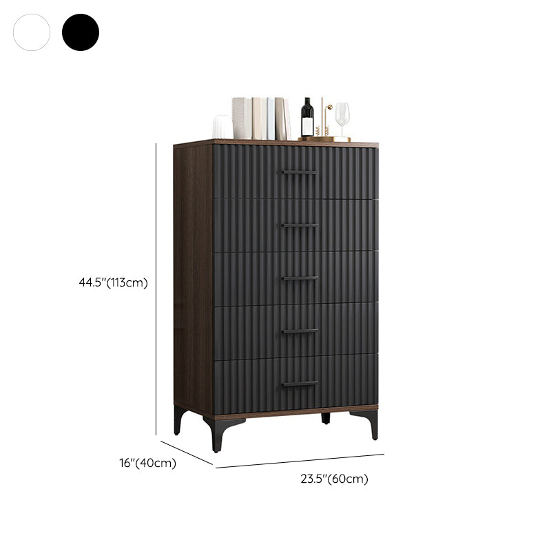 Contemporary Lingerie Chest Wood Storage Chest Dresser for Home