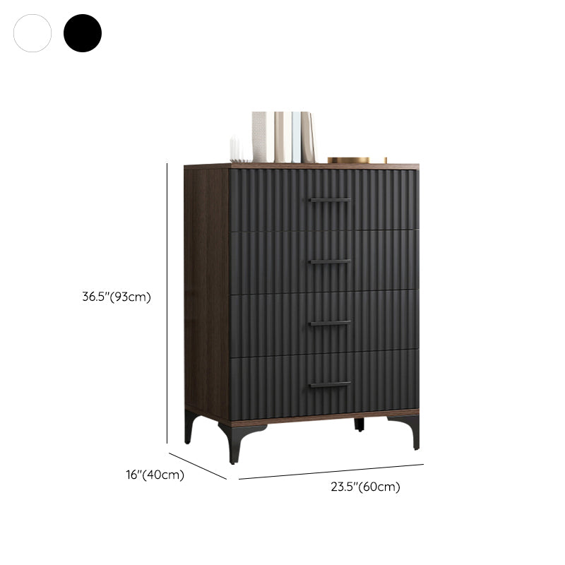 Contemporary Lingerie Chest Wood Storage Chest Dresser for Home