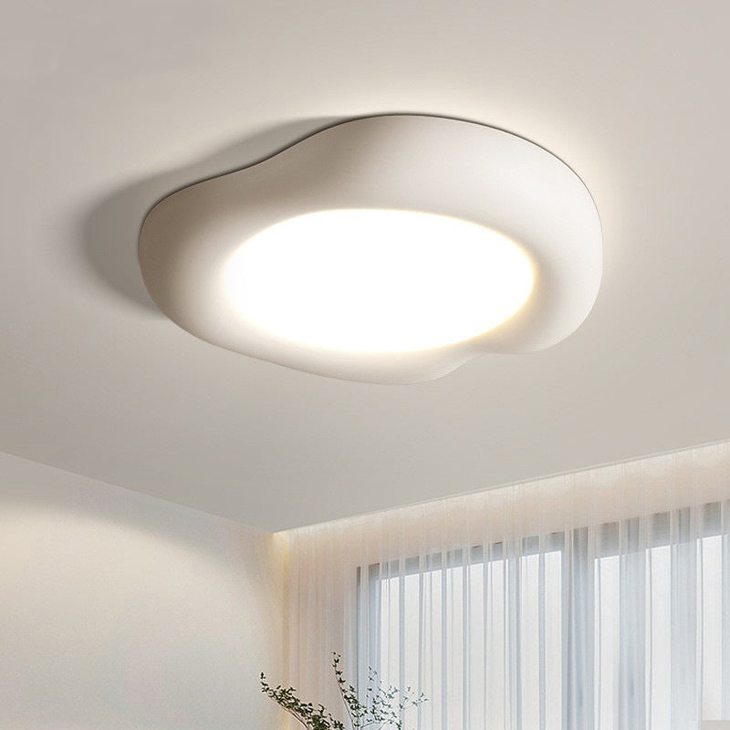 1 - Light Iron LED Flush Mount Minimalist Nordic Ceiling Flush in 4 Colors