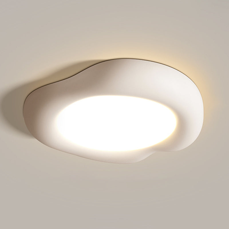 1 - Light Iron LED Flush Mount Minimalist Nordic Ceiling Flush in 4 Colors