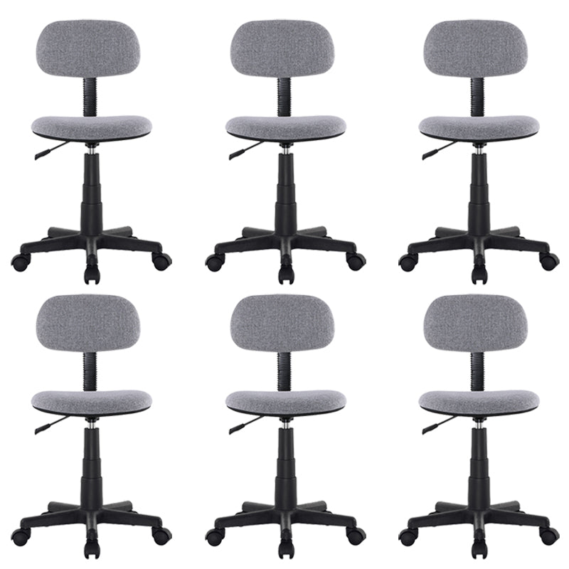 Modern No Arm Conference Chair Wheels Included Desk Chair for Office