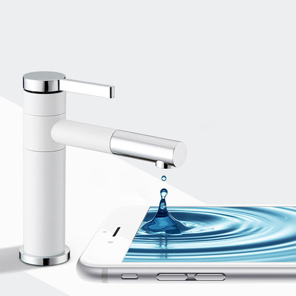 Glam Centerset Faucets Single Lever Handle Faucet for Bathroom