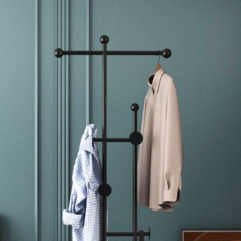 Creative Coat Rack Gorgeous Multi Coat Hooks Metal Coat Rack with Marble Bottom