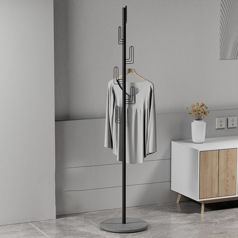 Luxurious Free Standing Coat Rack Metal Coat Hanger for Living Room