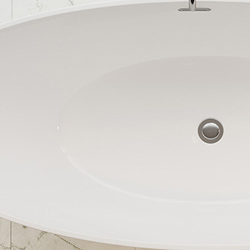 Acrylic Soaking Bathtub Antique Finish Single Slipper Bath Tub