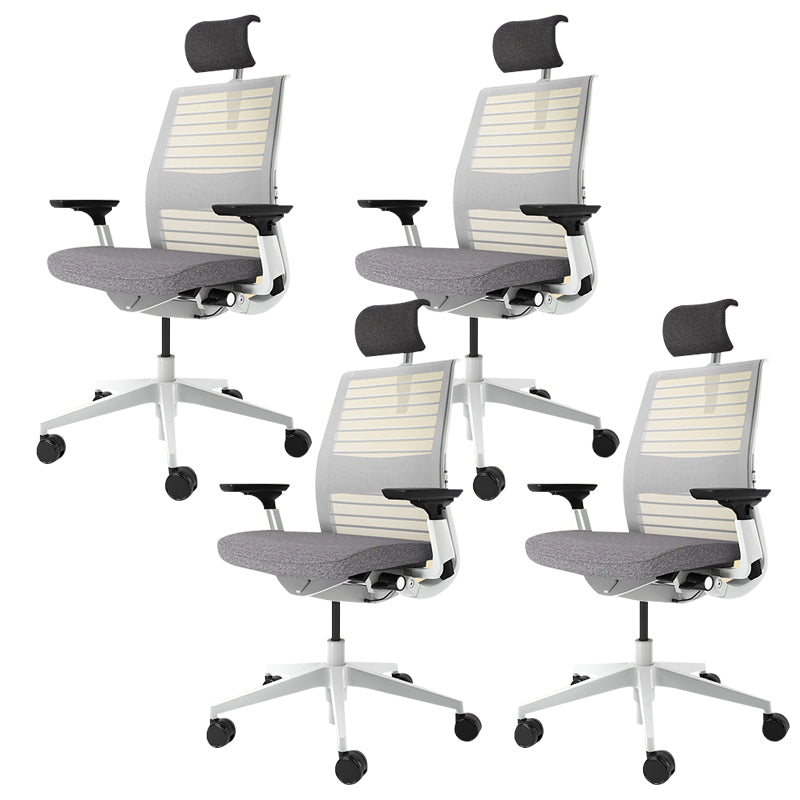 Modern Office Chair Adjustable Seat Height Swivel Chair with Wheels