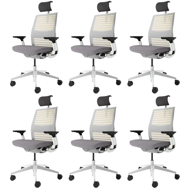 Modern Office Chair Adjustable Seat Height Swivel Chair with Wheels