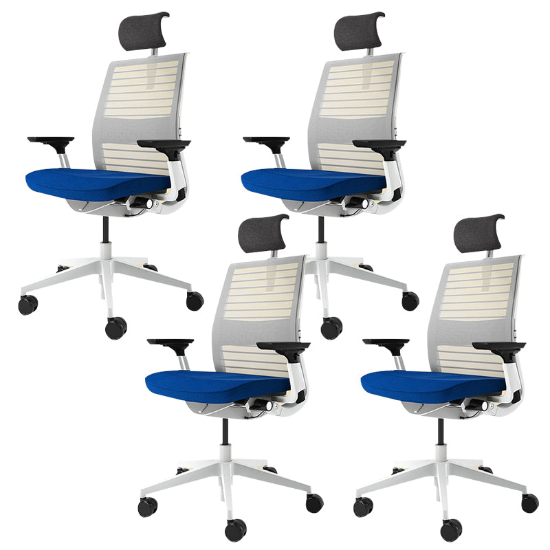 Modern Office Chair Adjustable Seat Height Swivel Chair with Wheels