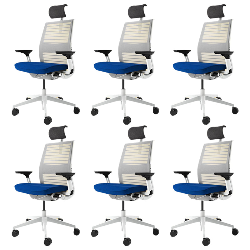 Modern Office Chair Adjustable Seat Height Swivel Chair with Wheels