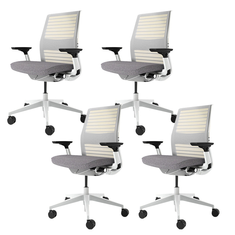 Modern Office Chair Adjustable Seat Height Swivel Chair with Wheels