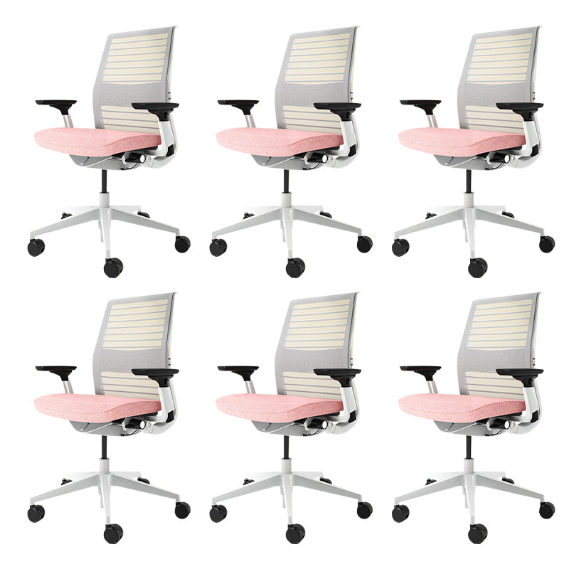 Modern Office Chair Adjustable Seat Height Swivel Chair with Wheels