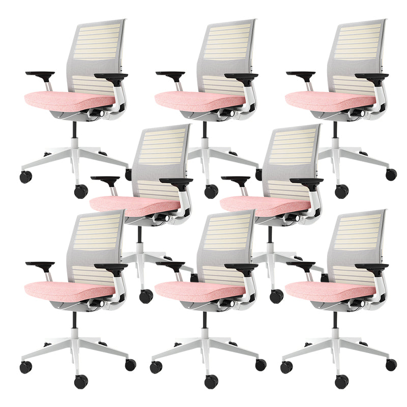 Modern Office Chair Adjustable Seat Height Swivel Chair with Wheels