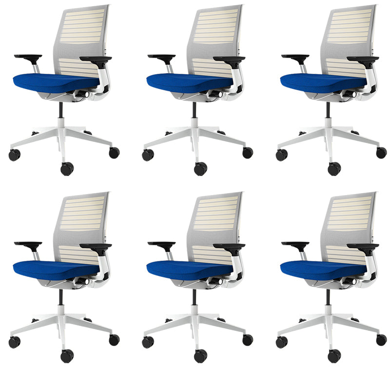 Modern Office Chair Adjustable Seat Height Swivel Chair with Wheels