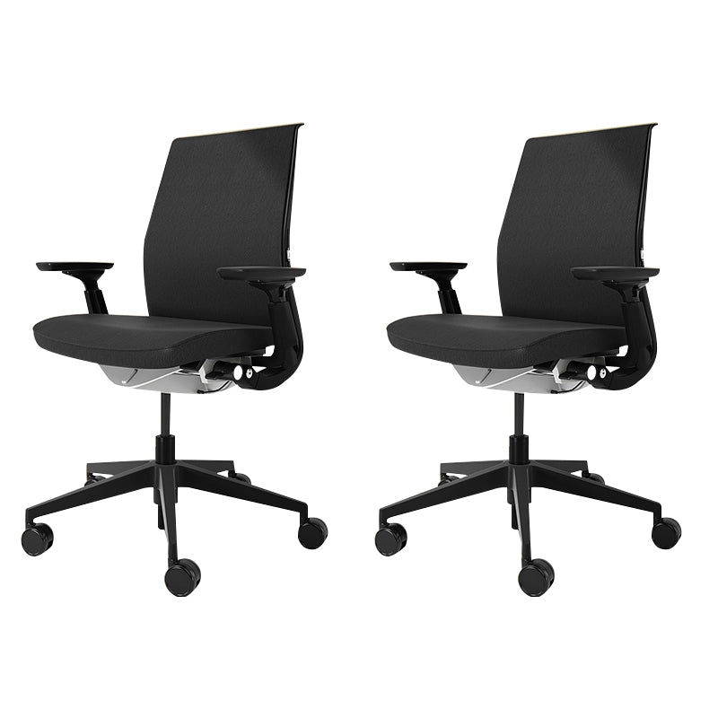 Modern Office Chair Adjustable Seat Height Swivel Chair with Wheels