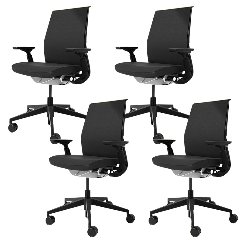 Modern Office Chair Adjustable Seat Height Swivel Chair with Wheels