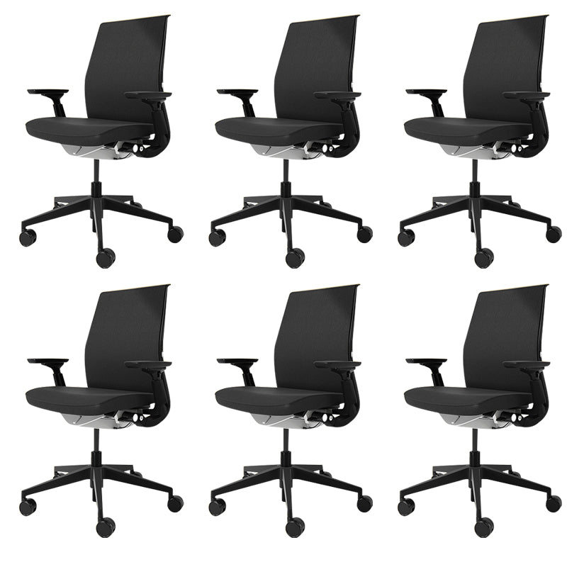 Modern Office Chair Adjustable Seat Height Swivel Chair with Wheels