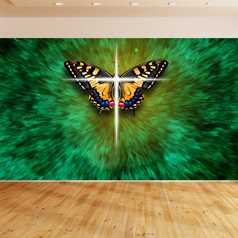 Environment Friendly Wall Mural Wallpaper Butterfly Sitting Room Wall Mural