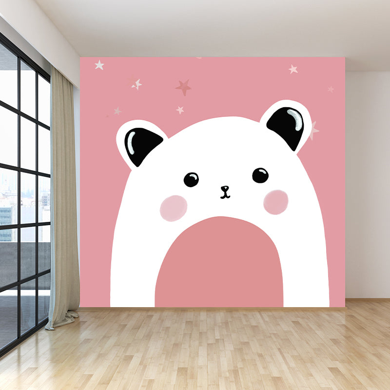 Modern Style Illustration Mural Wallpaper Cartoon Animals Indoor Wall Mural