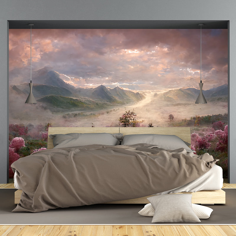 Environment Friendly Mural Wallpaper Landscape Painting Bedroom Wall Mural