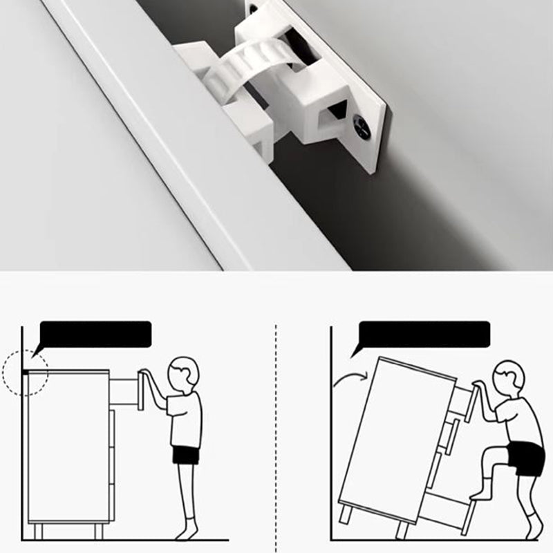 Modern Storage Chest Dresser 3/4/5 Drawers Storage Chest , 15.6-inch Width