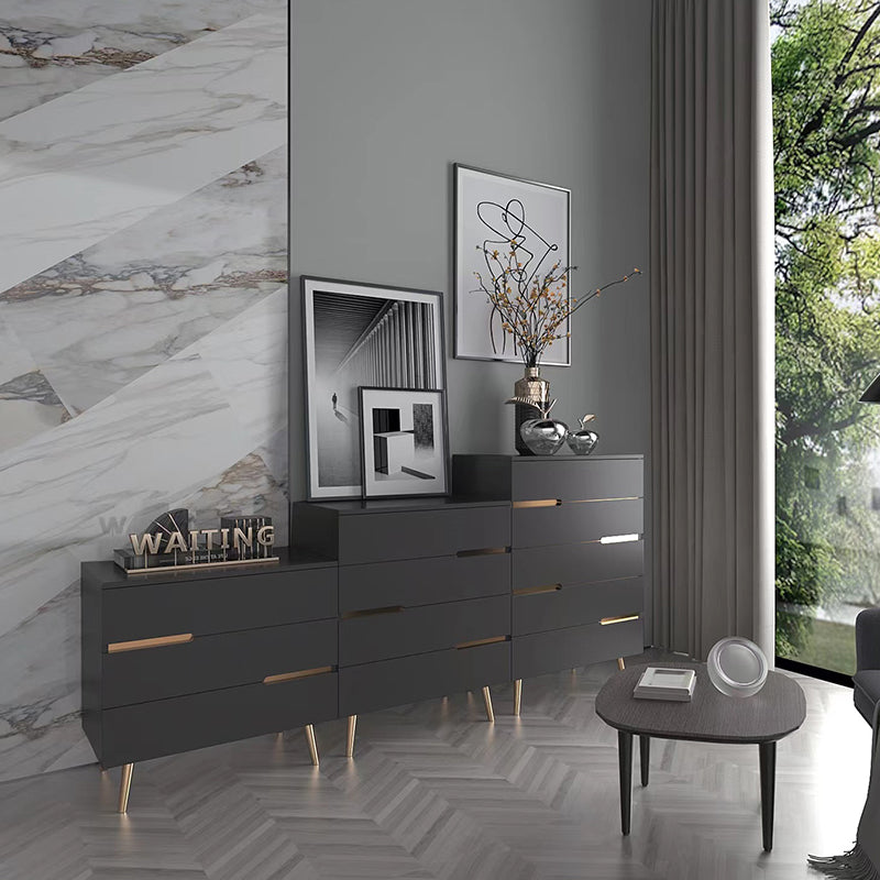 Modern Storage Chest Dresser 3/4/5 Drawers Storage Chest , 15.6-inch Width