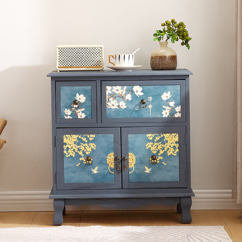 Coastal Combo Dresser Wood Storage Chest Dresser for Bedroom