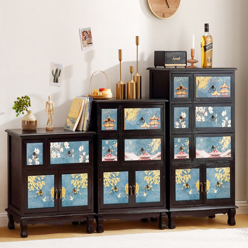 Coastal Combo Dresser Wood Storage Chest Dresser for Bedroom