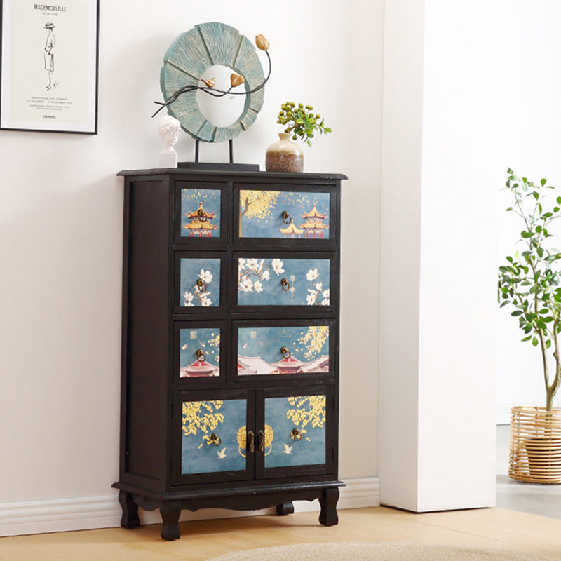 Coastal Combo Dresser Wood Storage Chest Dresser for Bedroom