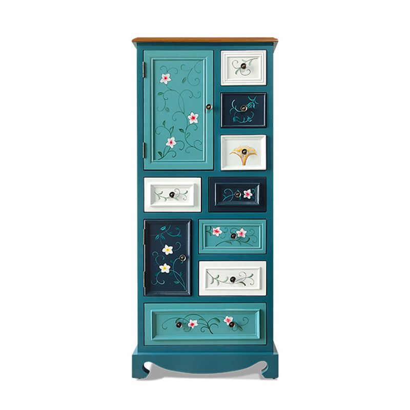 Coastal Birch Storage Chest Dresser Horizontal Storage Chest for Bedroom