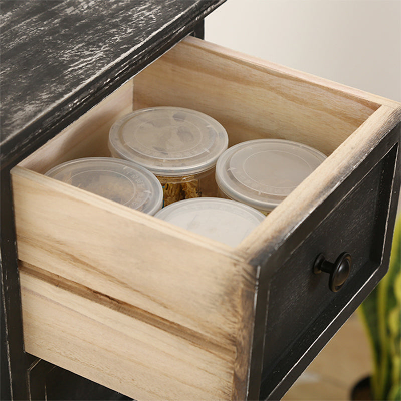 Coastal Dresser Solid Wood Storage Chest with 4/5/6 Drawers , 11.7-inch Width