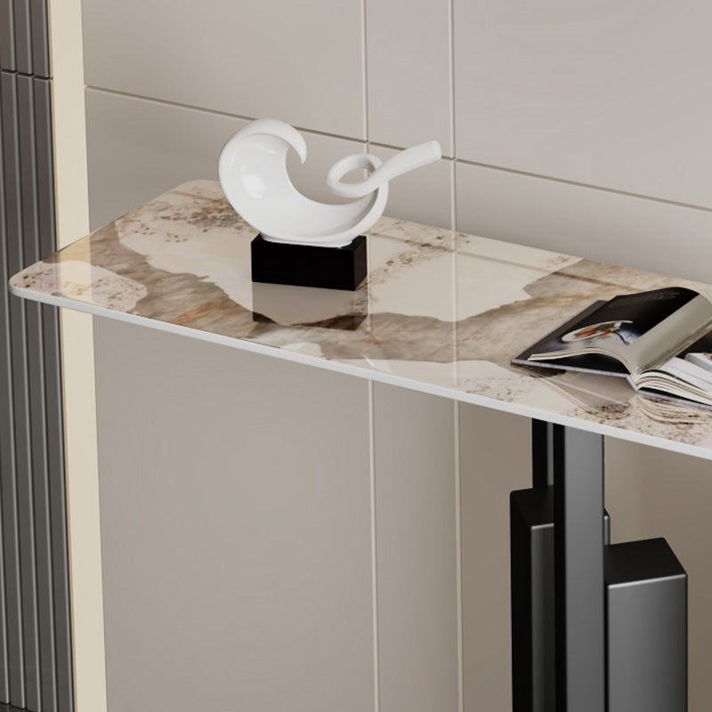 Modern Rectangle Console Accent Table Scratch Resistant Console Sofa Table