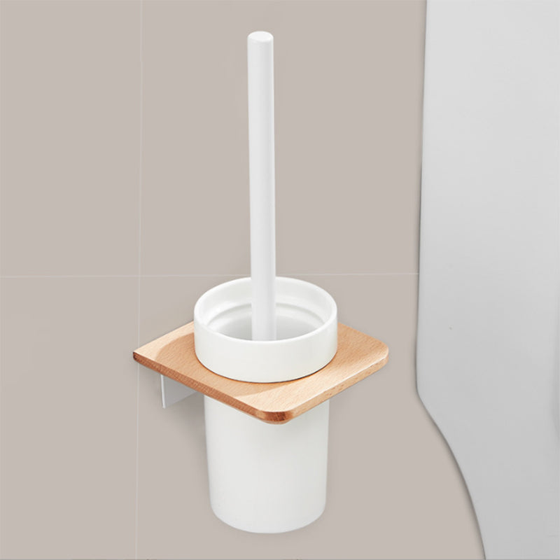 White Bathroom Set Solid Wood & Aluminum Bathroom Accessory as Individual or as a Set