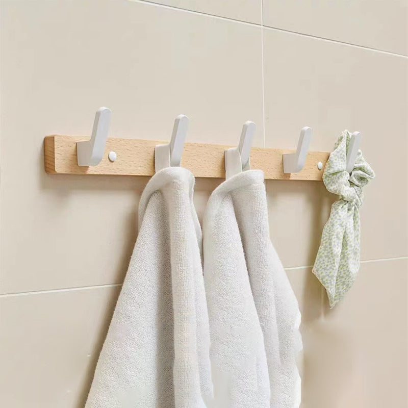 White Bathroom Set Solid Wood & Aluminum Bathroom Accessory as Individual or as a Set