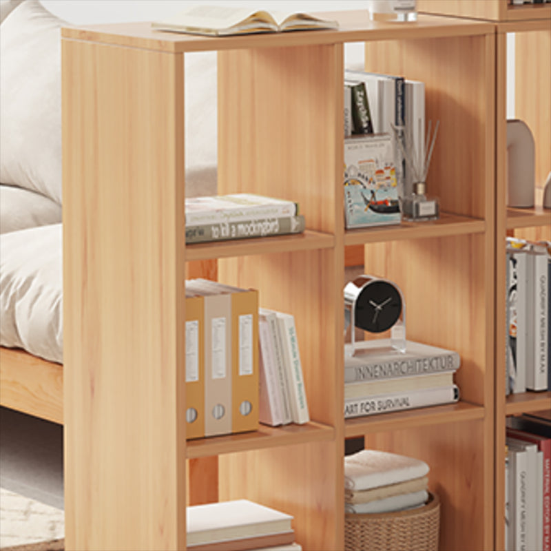 Standard Engineered Wood Bookcase Scandinavian Closed Back Bookshelf