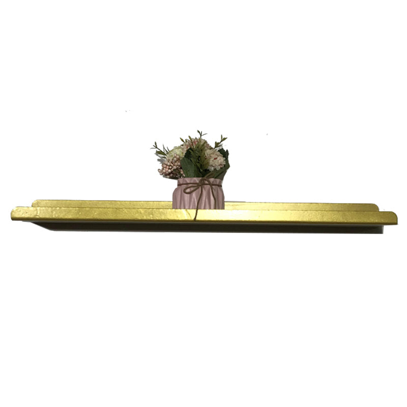 Floating Closed Back Bookshelf Metal Contemporary Bookcase with Shelf