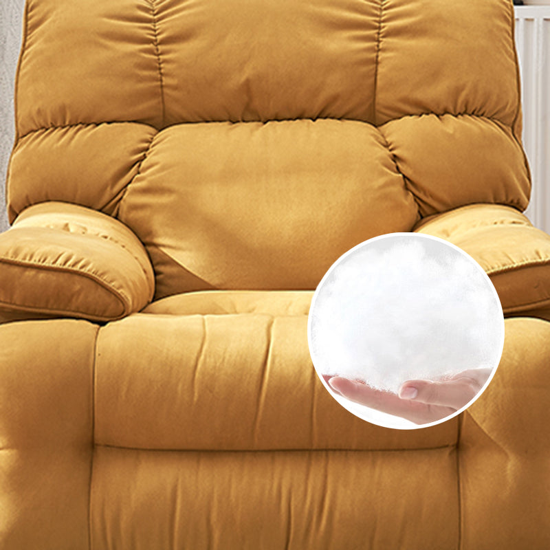 Scandinavian Upholstery Recliner Chair Microsuede Standard Recliner
