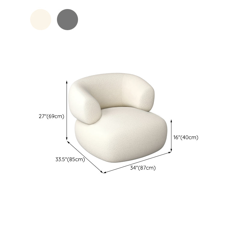 Beige and Dark Gray Sofa Tuxedo Arm Seating with Pillows for Apartment
