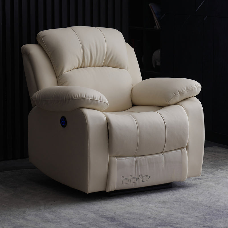 Genuine Leather Home Theater Recliner Modern Recliner for Living Room