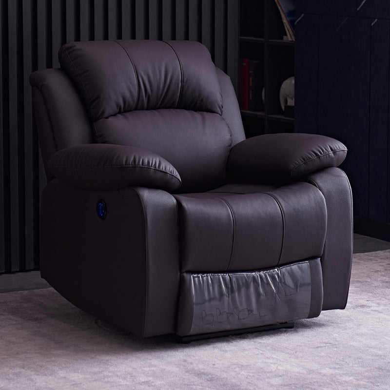 Genuine Leather Home Theater Recliner Modern Recliner for Living Room