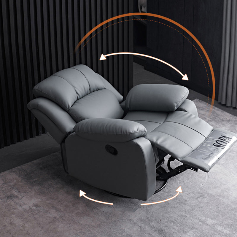 Genuine Leather Home Theater Recliner Modern Recliner for Living Room