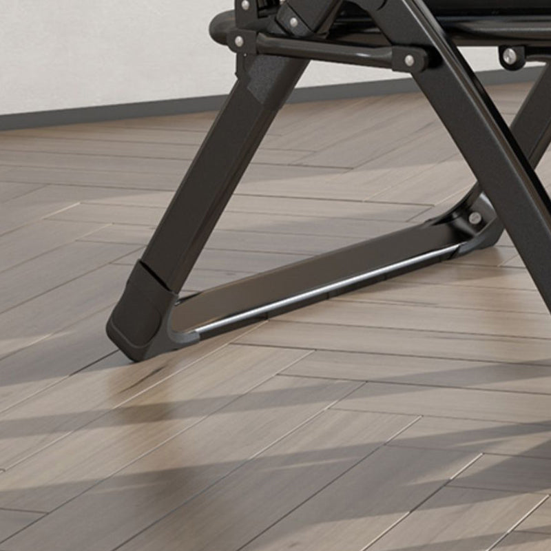 Metal Recliner Chair with Arm Contemporary foldable Chair for Bedroom