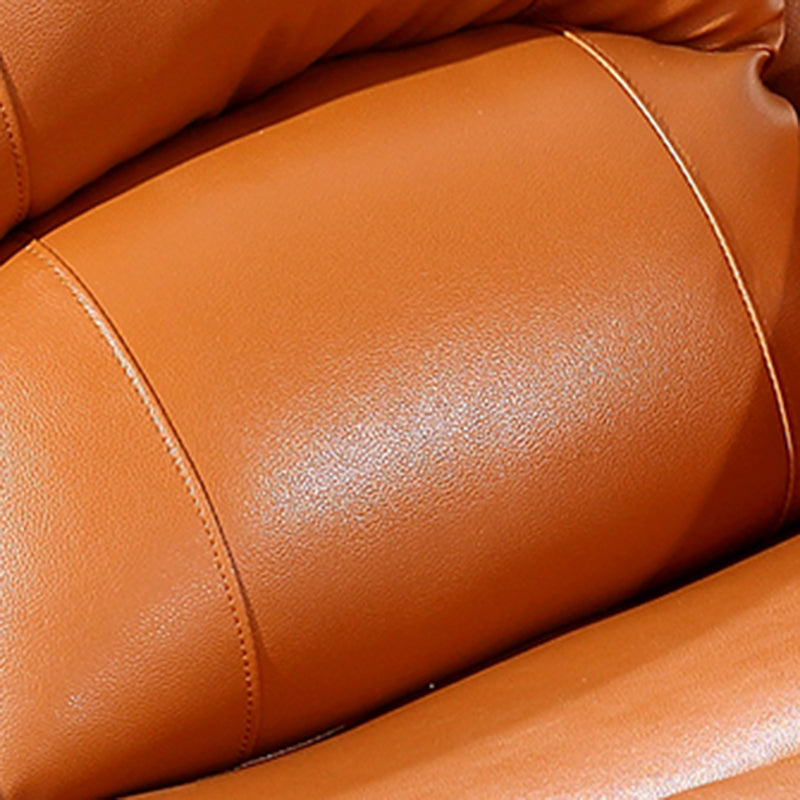 Contemporary Upholstery Chair Faux Leather Standard Recliner with Independent Foot