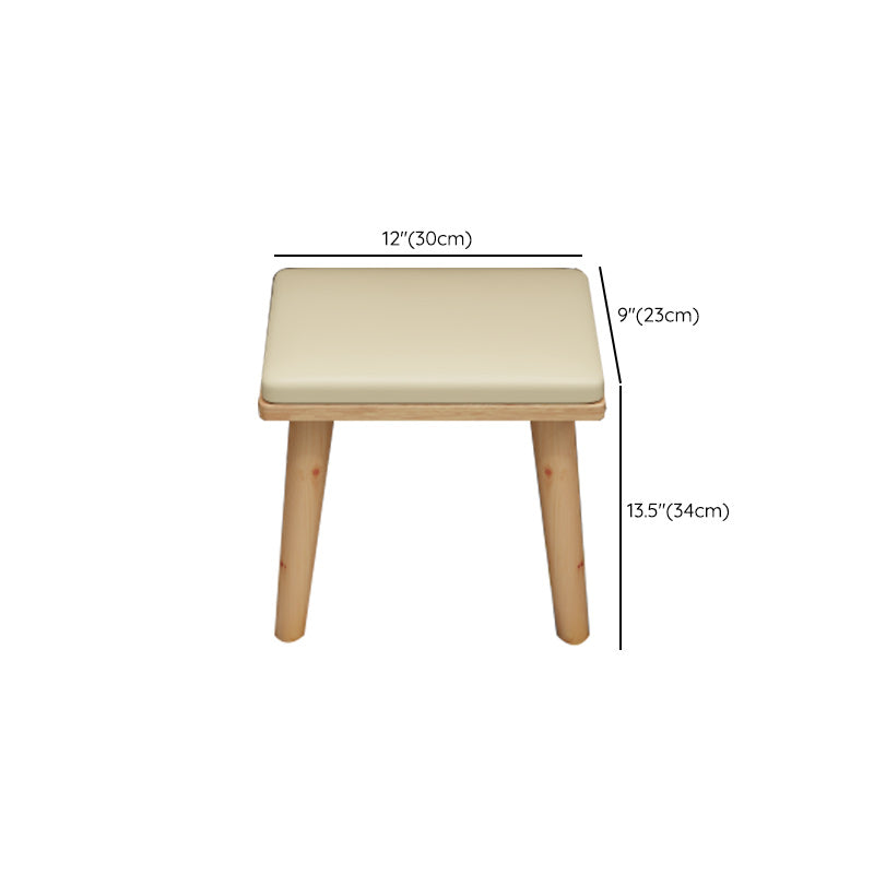 Scandinavian Dressing Table with Mirror and Drawer Solid Wood