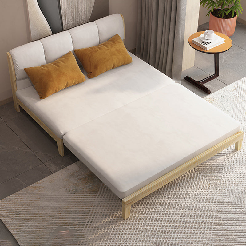 Scandinavian Style Futon Sleeper Sofa Bed Foldable Convertible Sofas